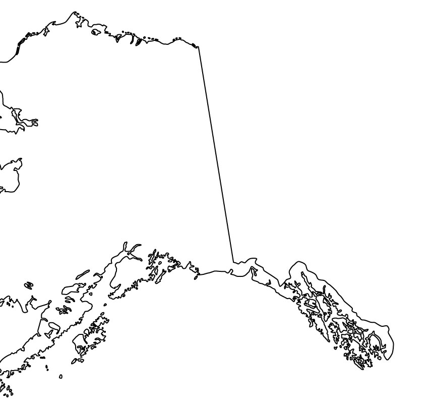 Outline of Alaska
